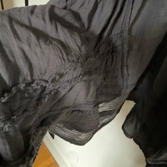 Velvet by Graham & Spencer boho gray shrug cardigan - Picture 7 of 9